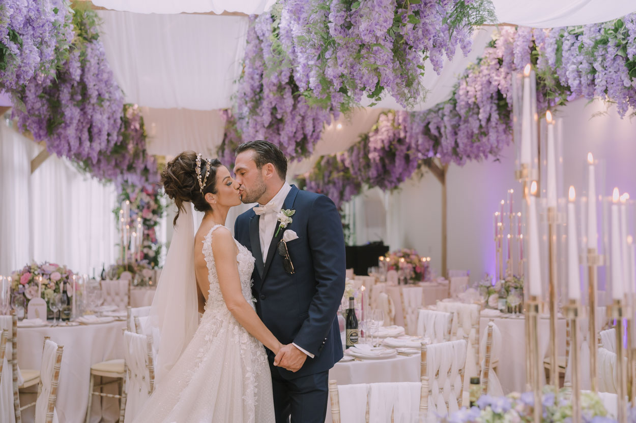 Romantic wedding at Alfriston Gardens